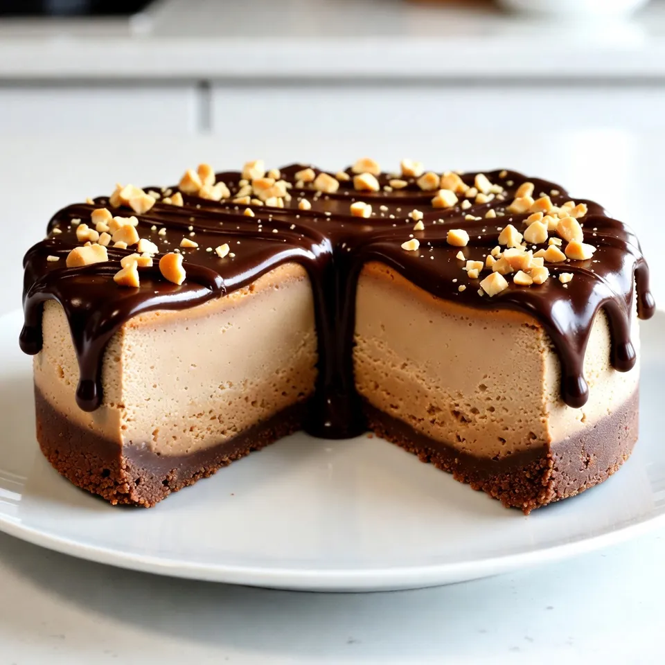 Chocolate Peanut Butter Cheesecake Delightful and Creamy