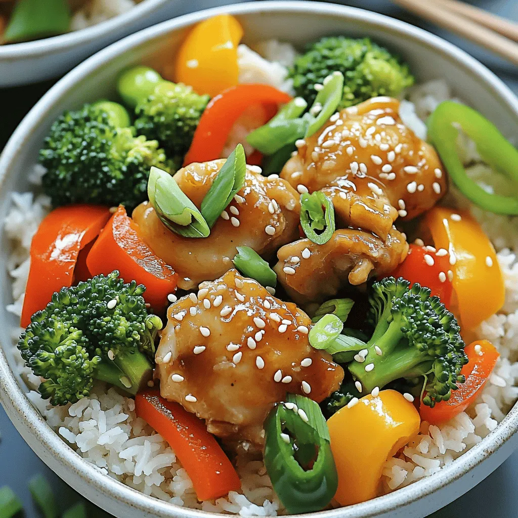 Sesame Chicken Bowls Flavorful and Easy Weeknight Meal