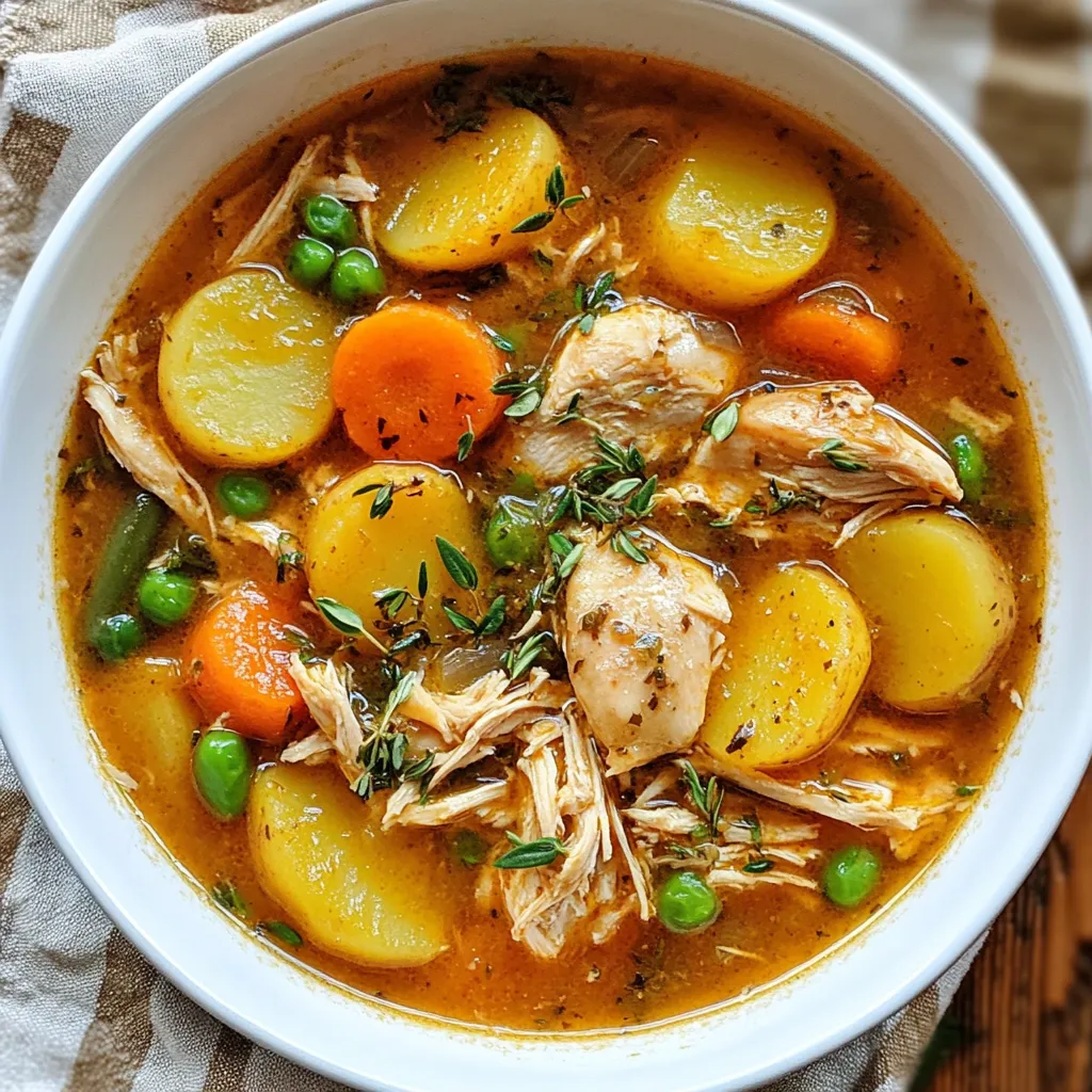 Savory Slow Cooker Chicken Stew Easy Comfort Food