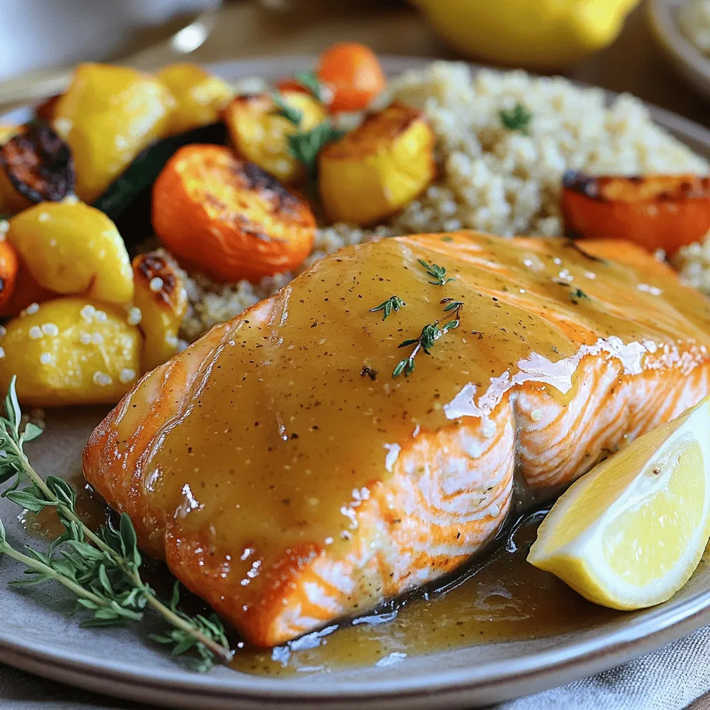 Maple Dijon Glazed Salmon Perfectly Sweet Delight