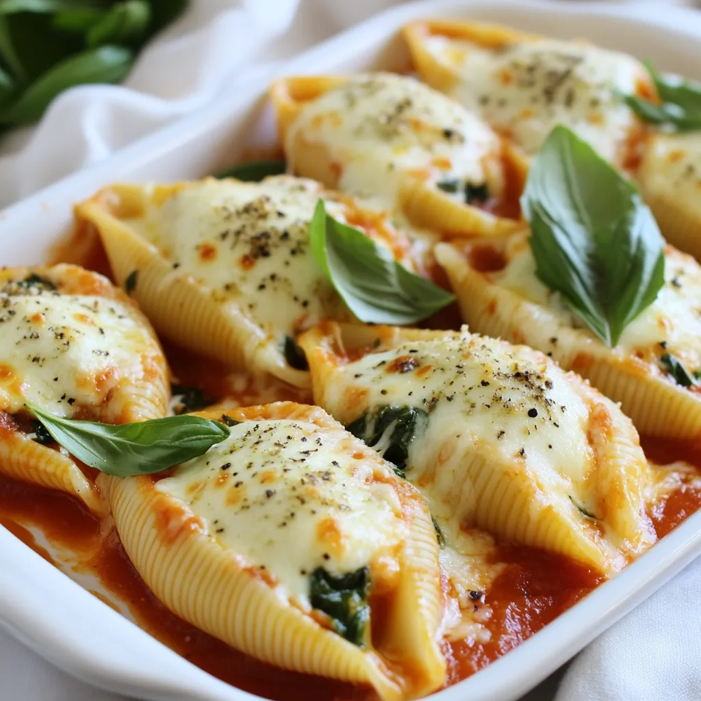 Spinach Ricotta Stuffed Shells Savory Delight Recipe