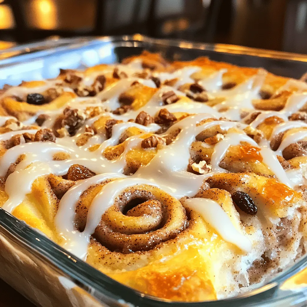 Cinnamon Roll Casserole Tasty and Simple Breakfast Dish