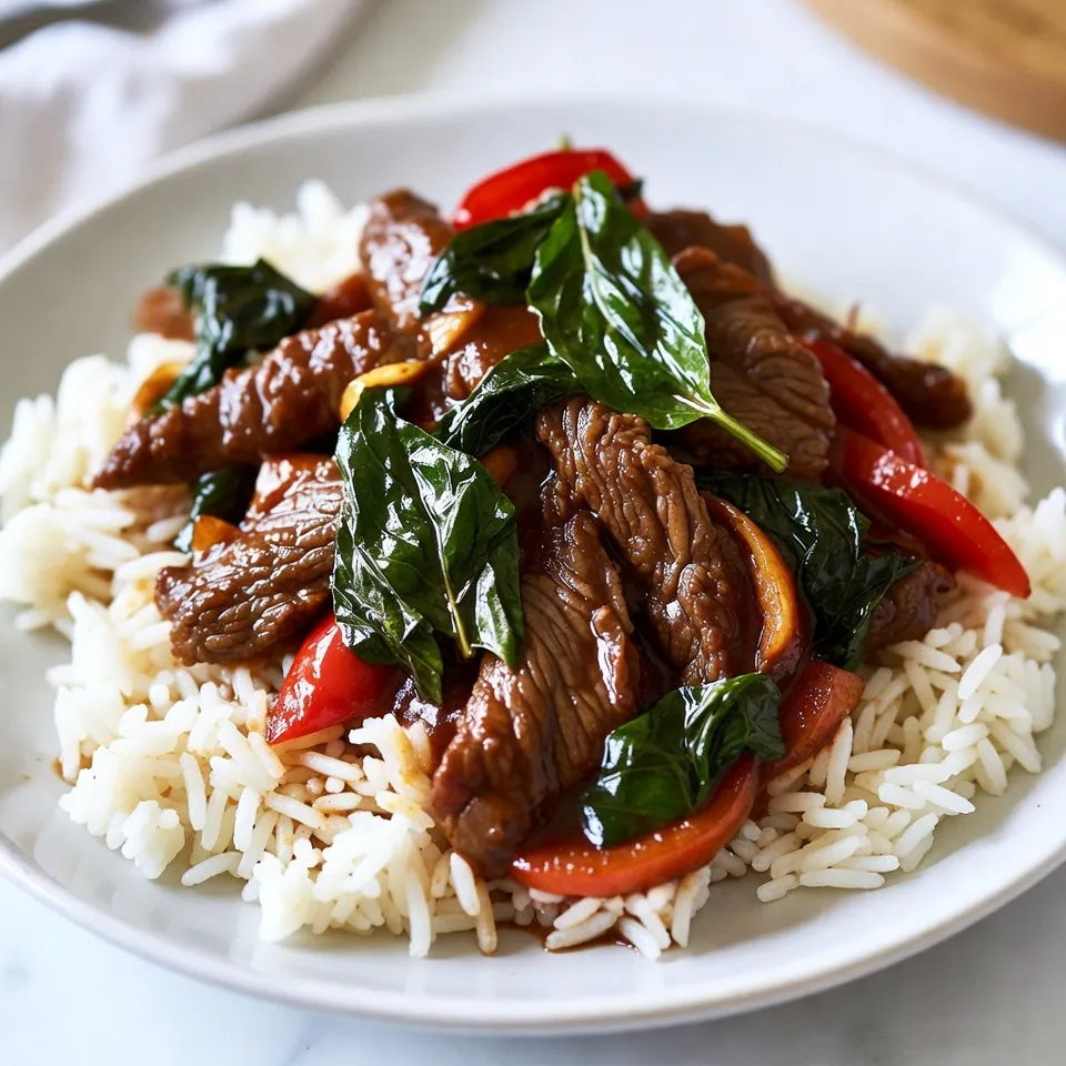 Spicy Thai Basil Beef Flavorful and Simple Recipe