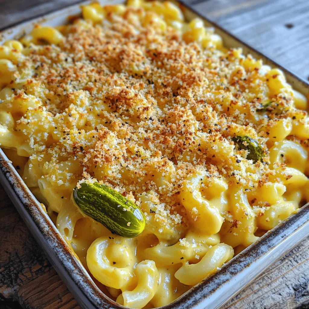 Pickle Mac and Cheese Flavorful Comfort Food Delight