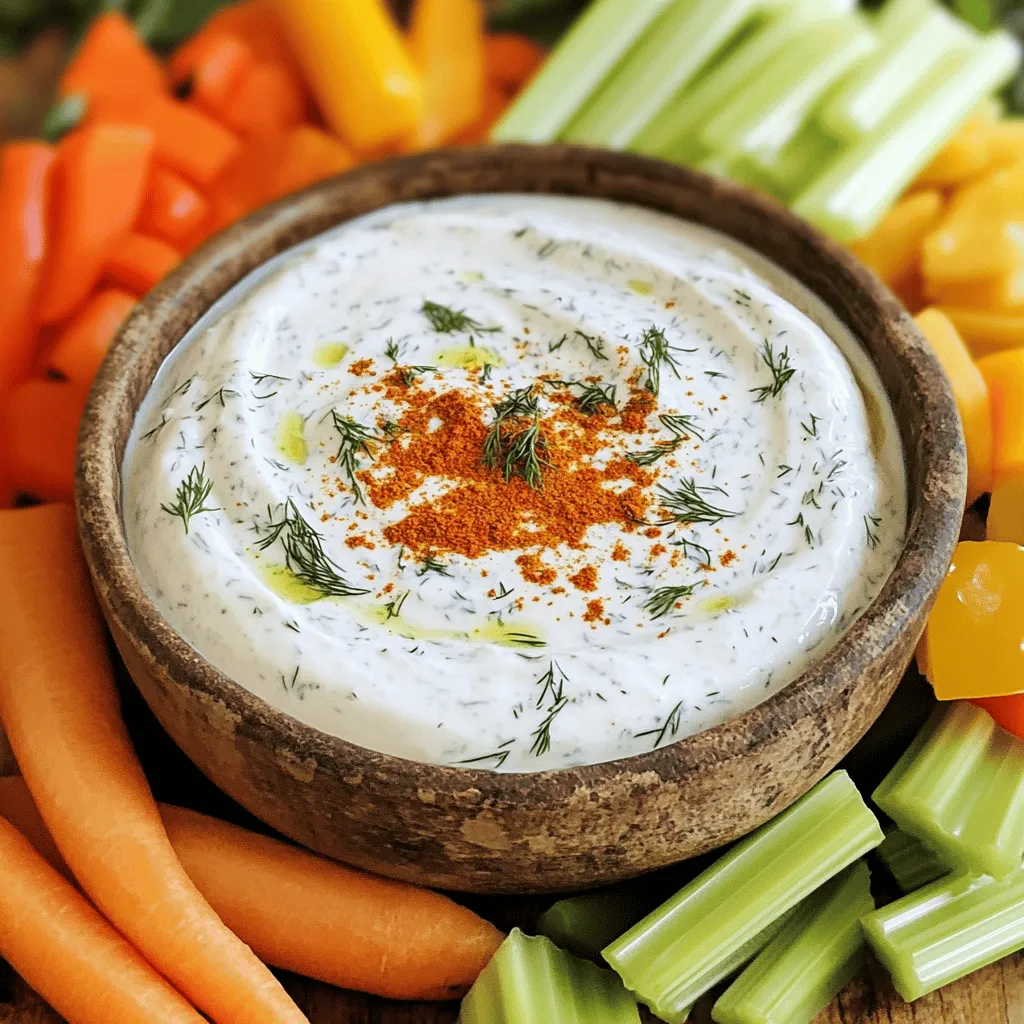 Greek Yogurt Ranch Dip Flavorful and Easy Recipe