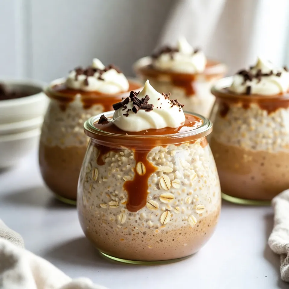 Caramel Macchiato Overnight Oats Simple and Tasty Recipe