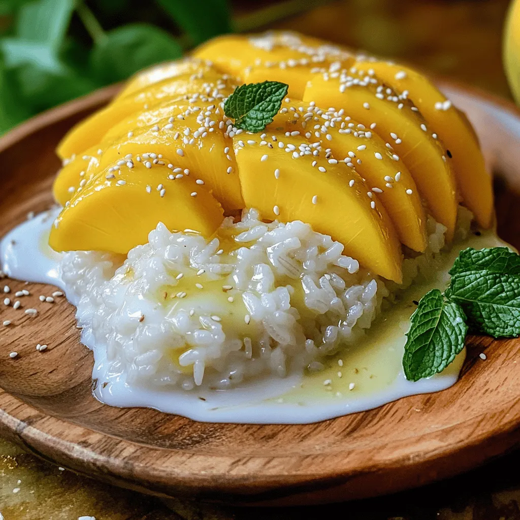 Mango Sticky Rice Dessert Simple and Delicious Treat