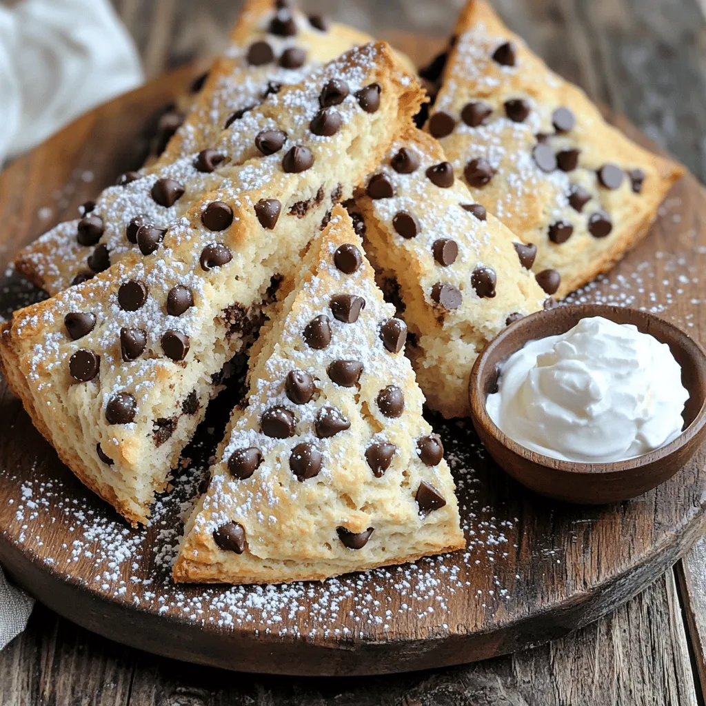 Bakery-Style Chocolate Chip Scones Simple to Make