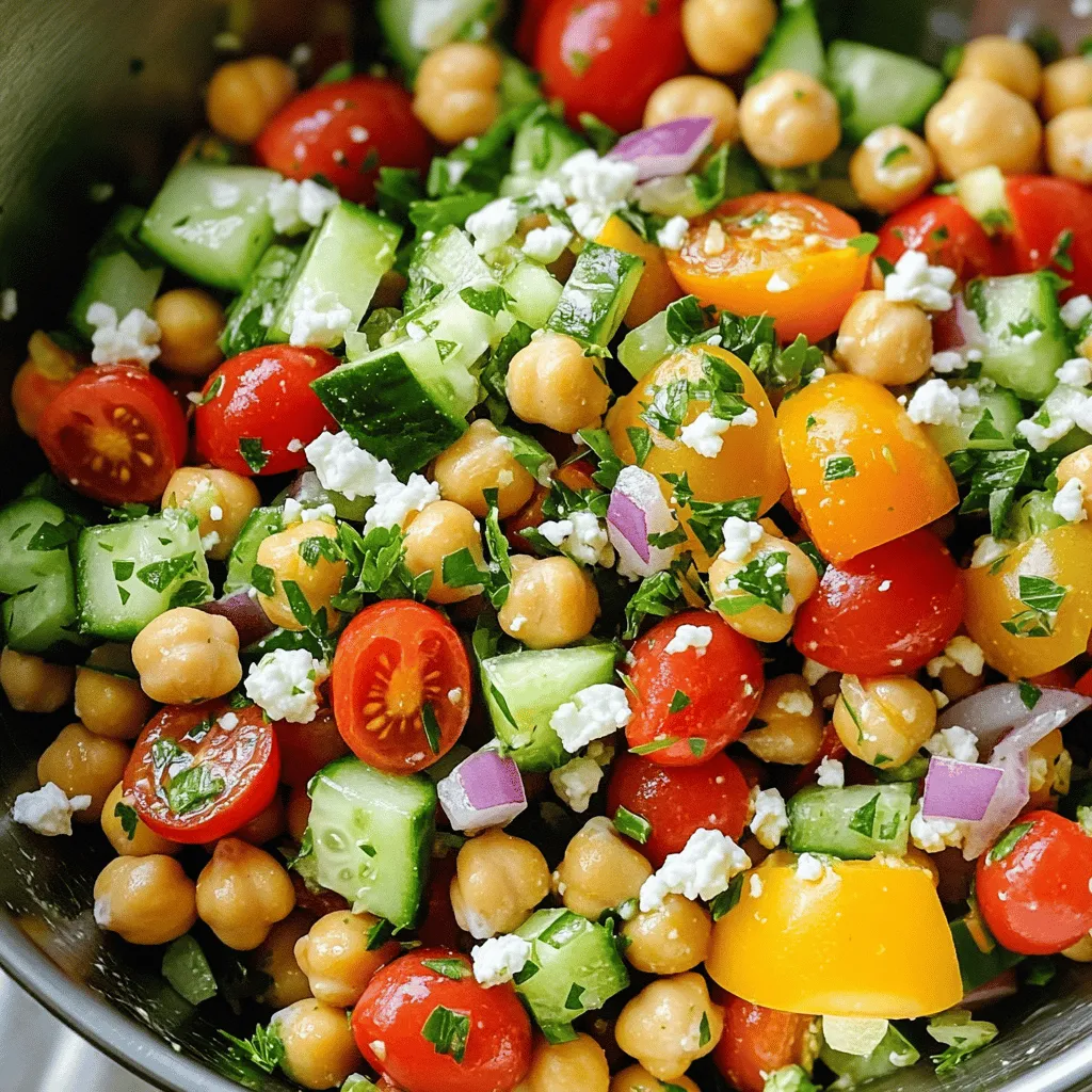 Simple Chickpea Salad Fresh and Flavorful Recipe