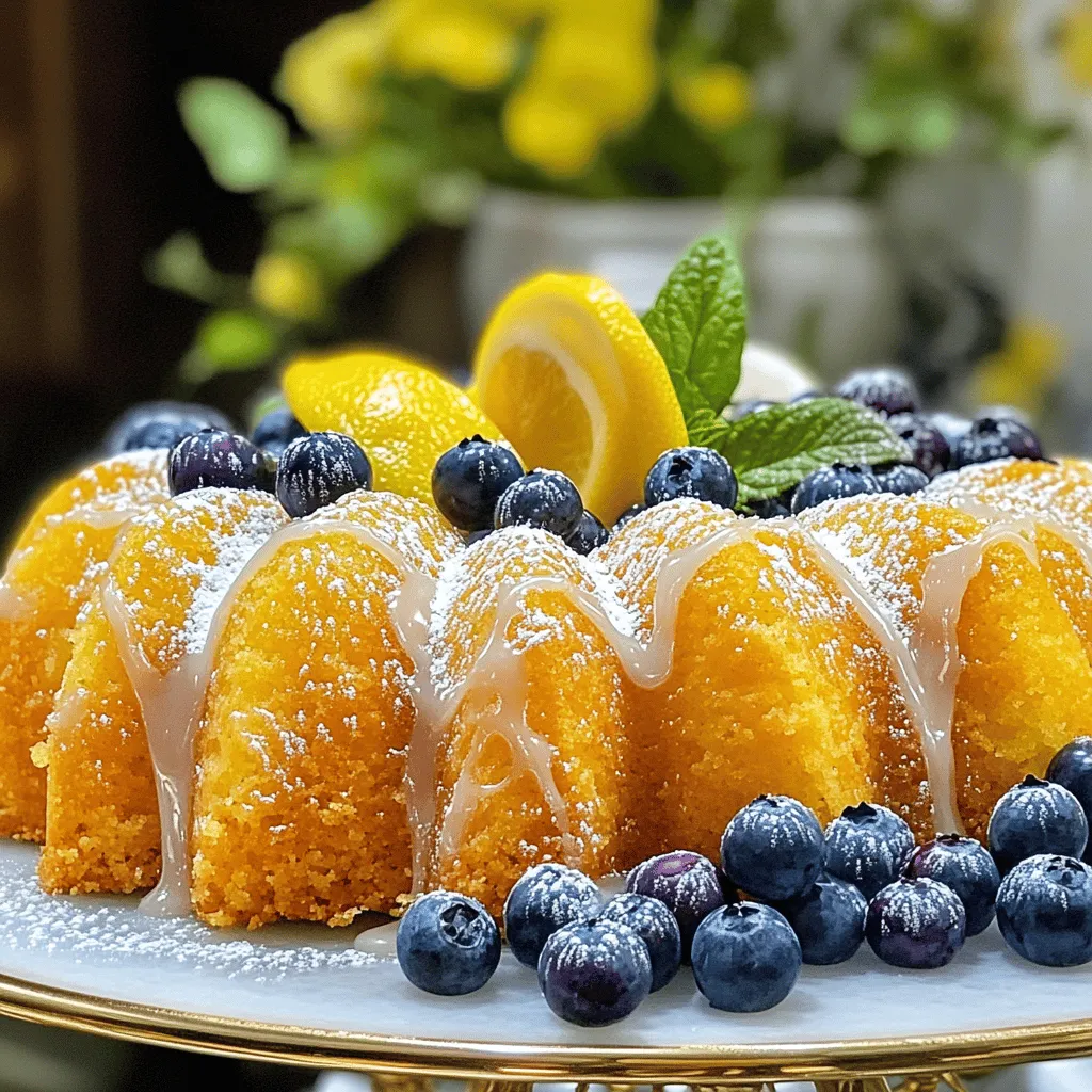 Lemon Blueberry Pound Cake Delightful and Easy Recipe