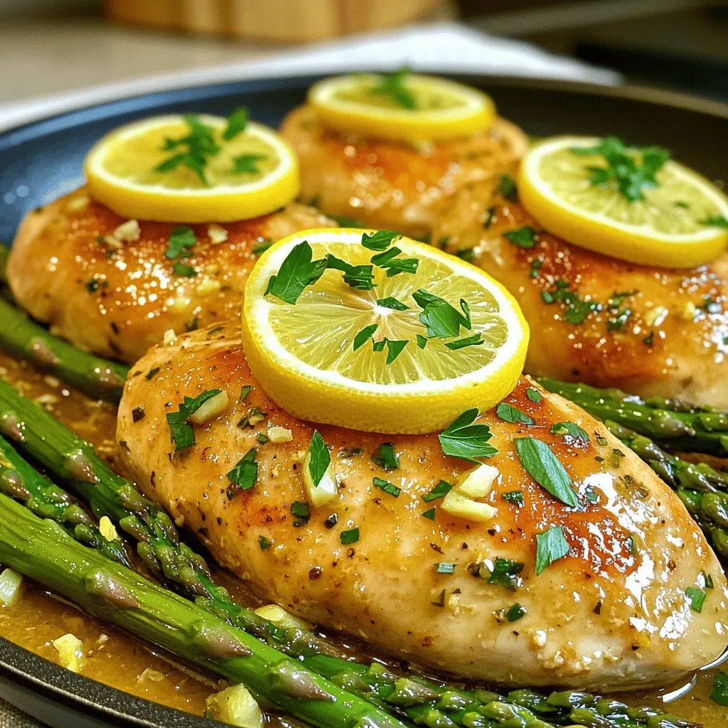 One Pan Lemon Asparagus Chicken Simple and Fresh Dish