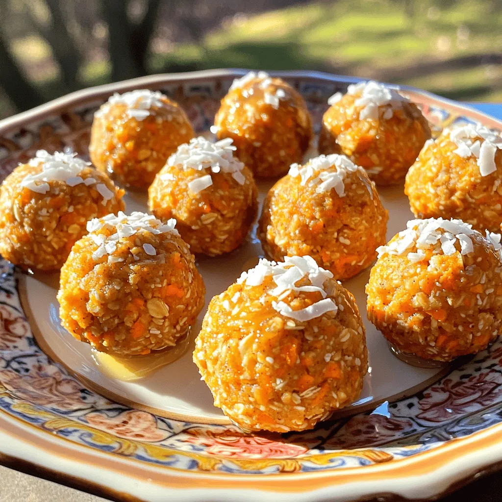 Carrot Cake Energy Bites Simple and Healthy Snack