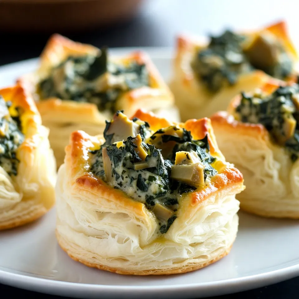 Savory Spinach Artichoke Dip Bites Simple Recipe