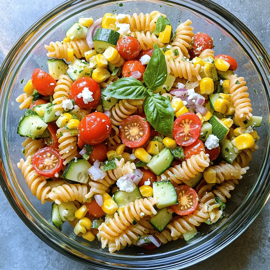 Summer Veggie Pasta Salad Fresh and Flavorful Delight