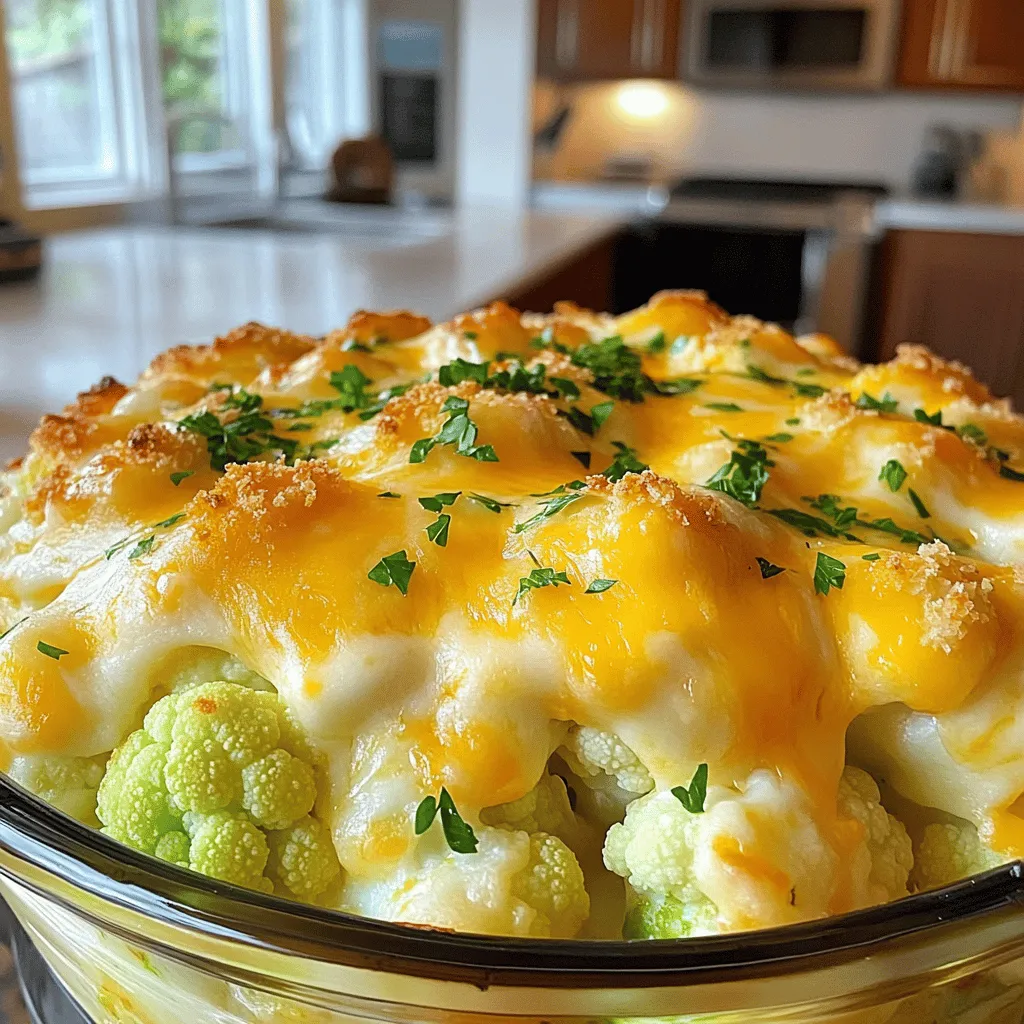 Cheesy Cauliflower Bake Simple and Delicious Delight