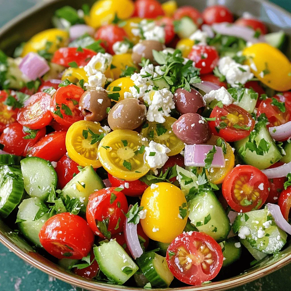 Easy Greek Salad Flavorful and Fresh Dish to Enjoy