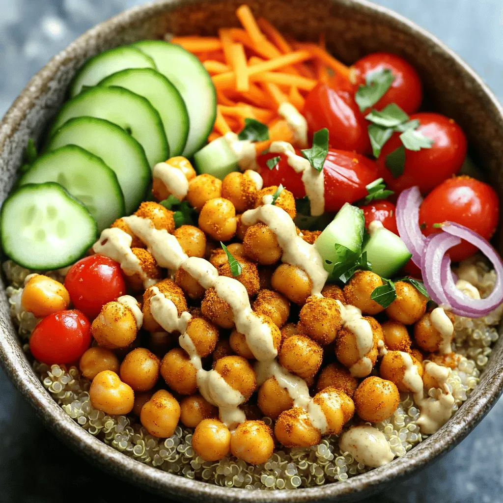 Chickpea Shawarma Bowls Tasty and Healthy Delight