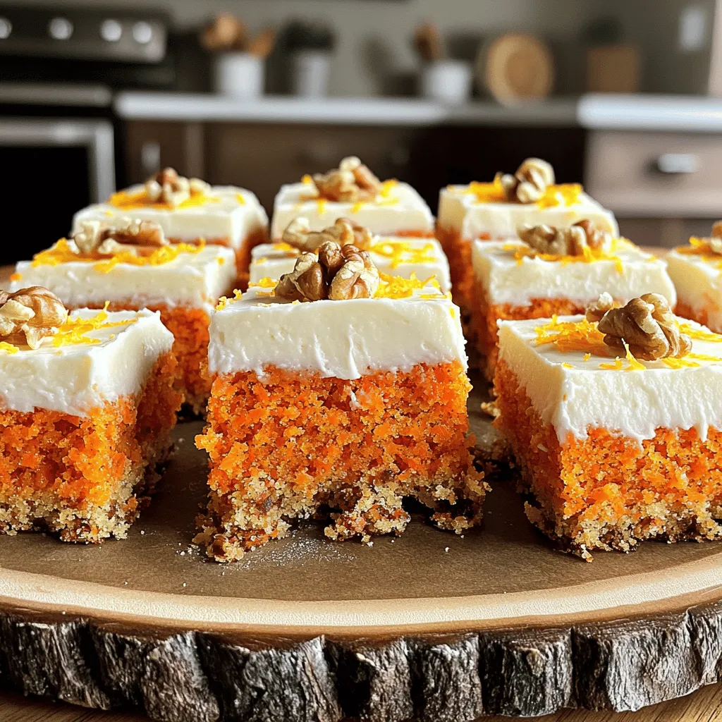 Decadent Carrot Cake Bars Irresistible and Easy Recipe