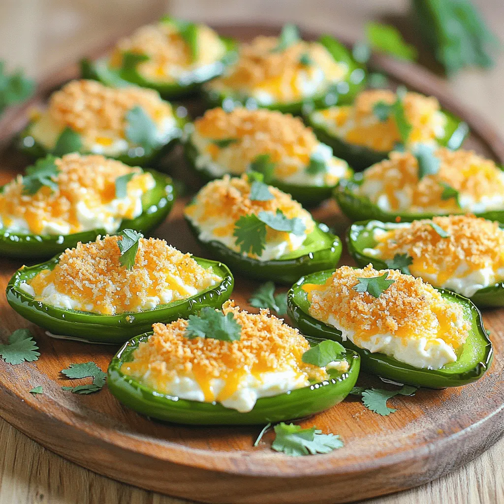 Baked Jalapeño Poppers Crunchy and Flavorful Snack