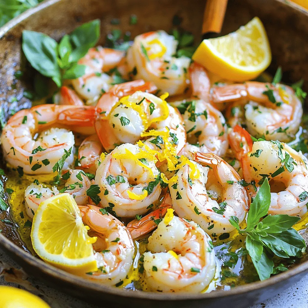 Lemon Garlic Herb Shrimp Tasty and Simple Recipe