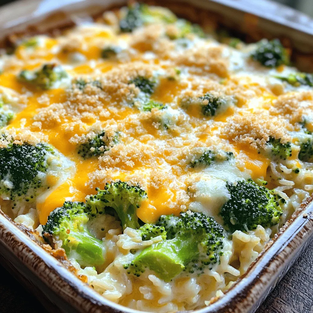 Cheesy Broccoli Rice Casserole Simple and Flavorful Dish