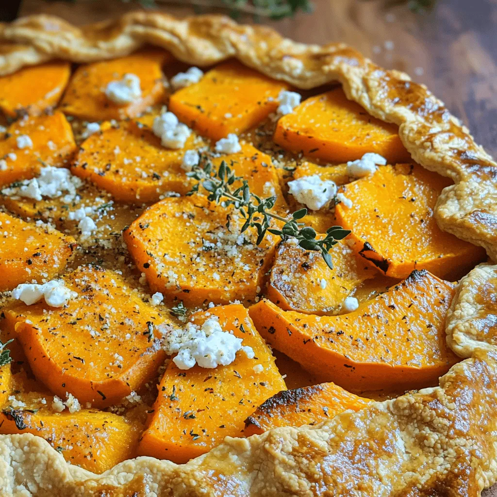 Butternut Squash and Goat Cheese Galette Delight