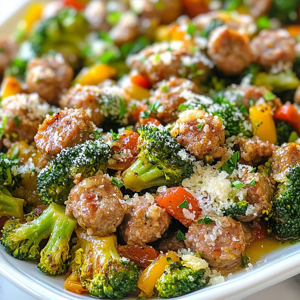 Sausage and Broccoli Skillet Quick and Easy Meal