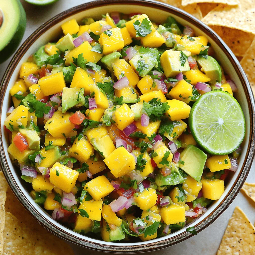 Mango Avocado Salsa Fresh and Flavorful Recipe