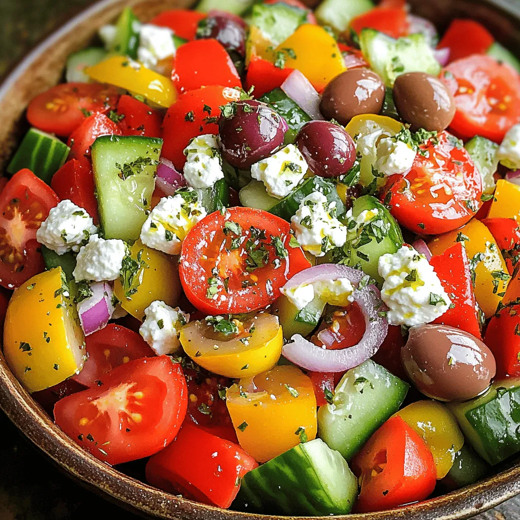 Easy Greek Salad Flavorful and Quick Meal Option