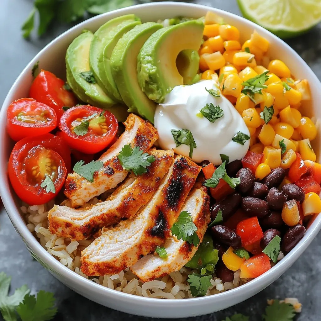 Southwest Chicken Burrito Bowls Delicious and Easy Recipe