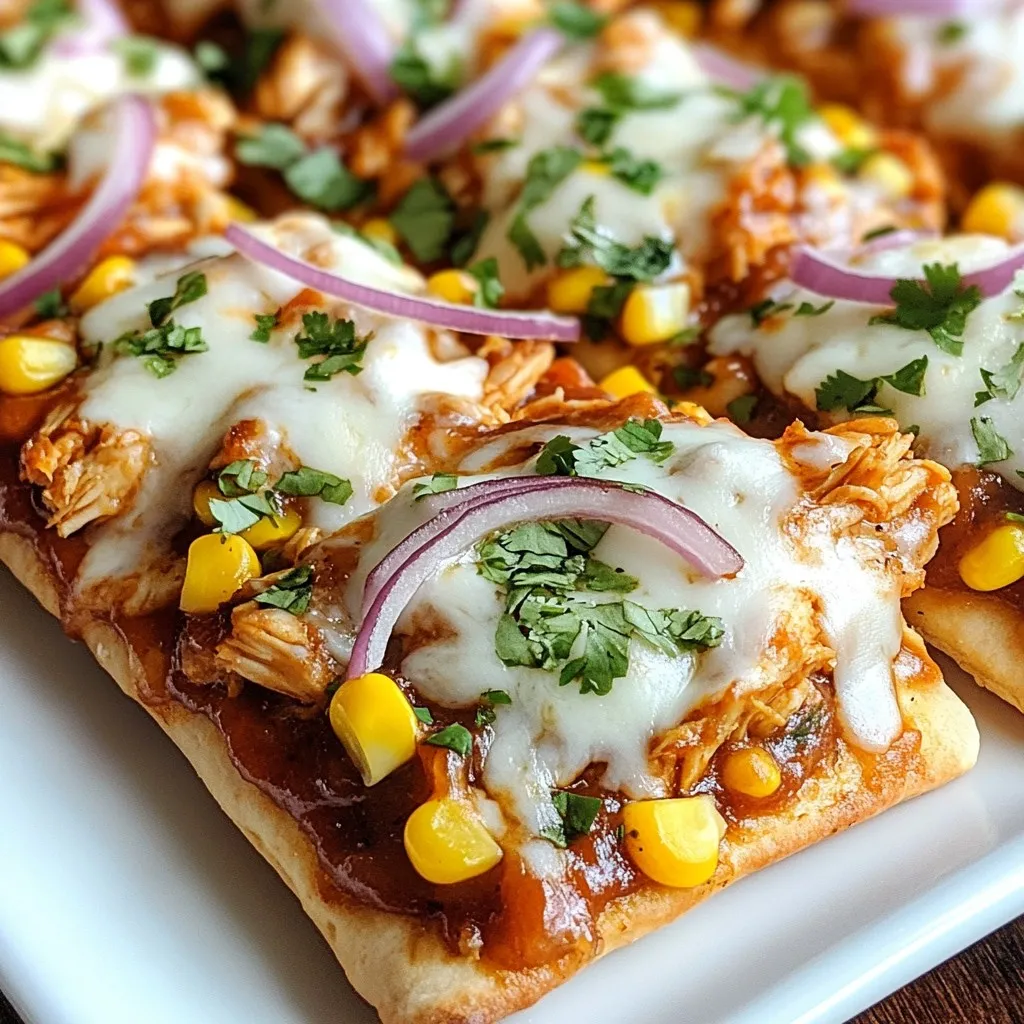 BBQ Chicken Flatbread Pizza Flavorful Weeknight Meal