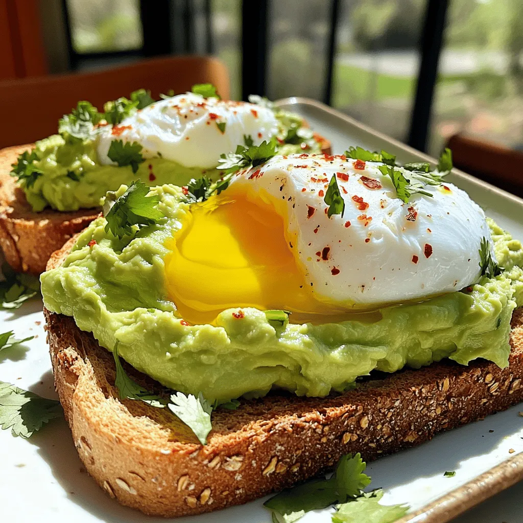 Avocado Toast with Poached Egg Delightful and Simple