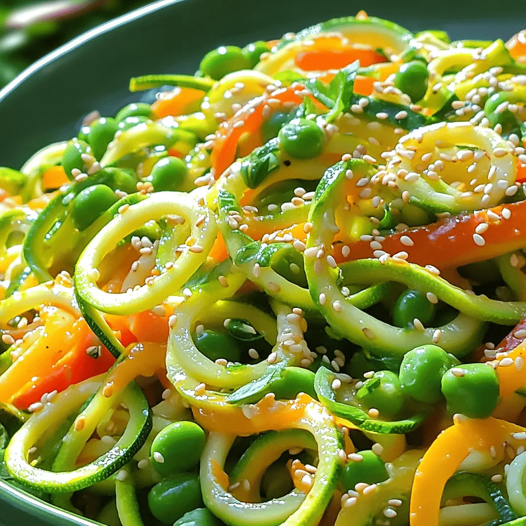 Zucchini Noodle Stir Fry Flavorful and Quick Recipe