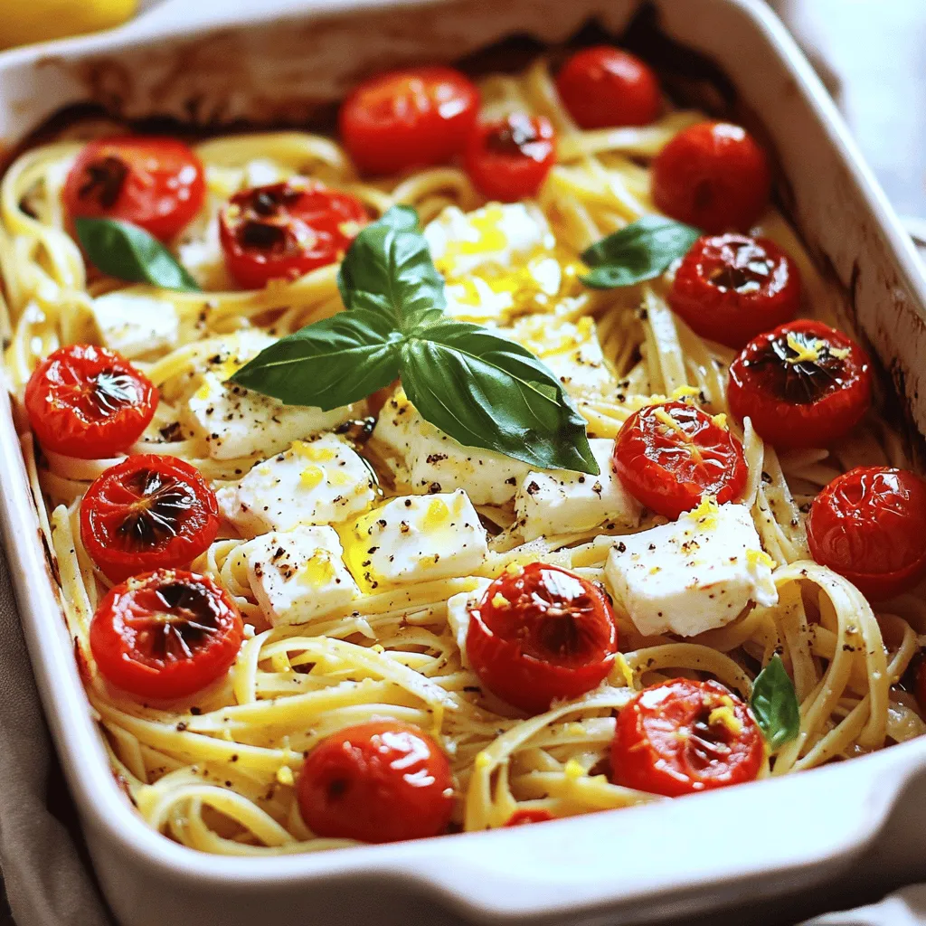 Baked Feta Tomato Pasta Simple and Flavorful Recipe