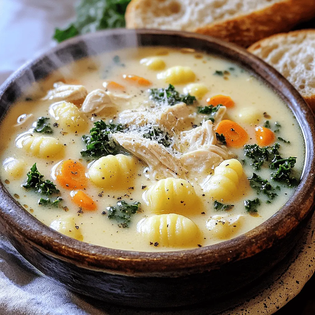 Creamy Chicken Gnocchi Soup Savory and Hearty Meal