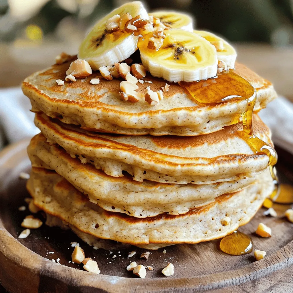 Healthy Banana Oat Pancakes Simple and Quick Recipe