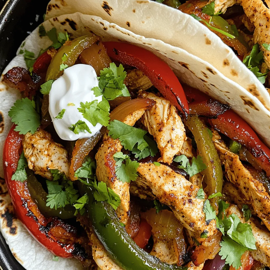 Easy Chicken Fajitas Flavorful and Quick Recipe