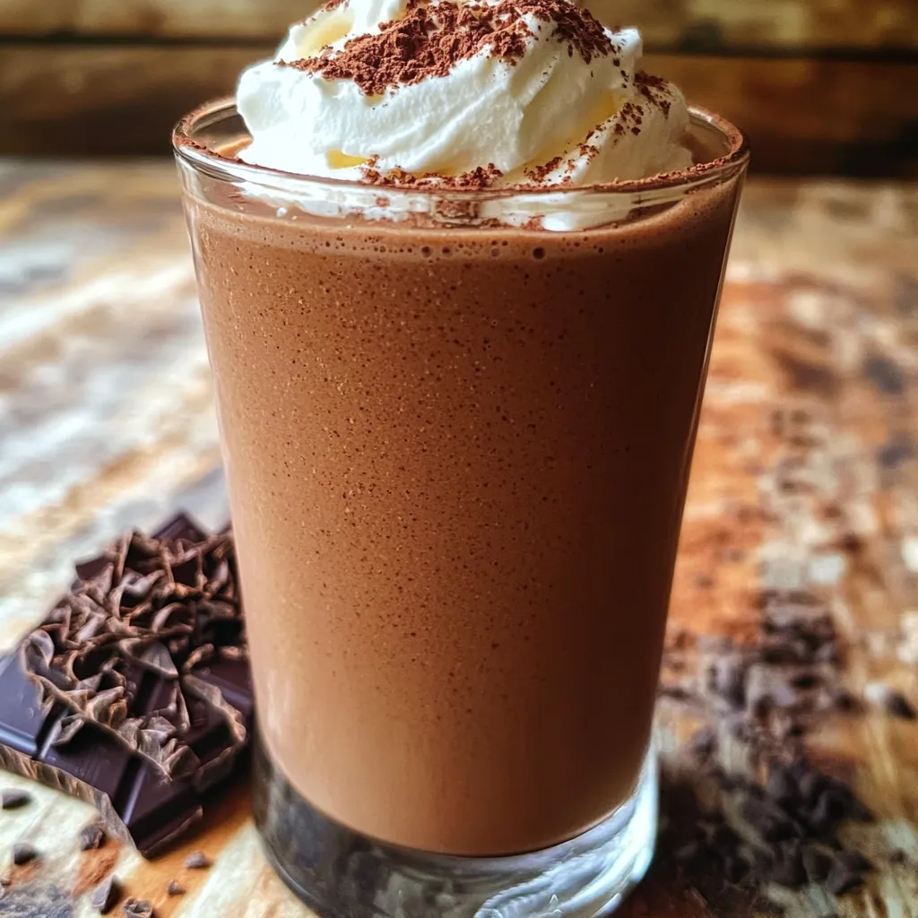 High-Protein Mocha Espresso Smoothie Delight