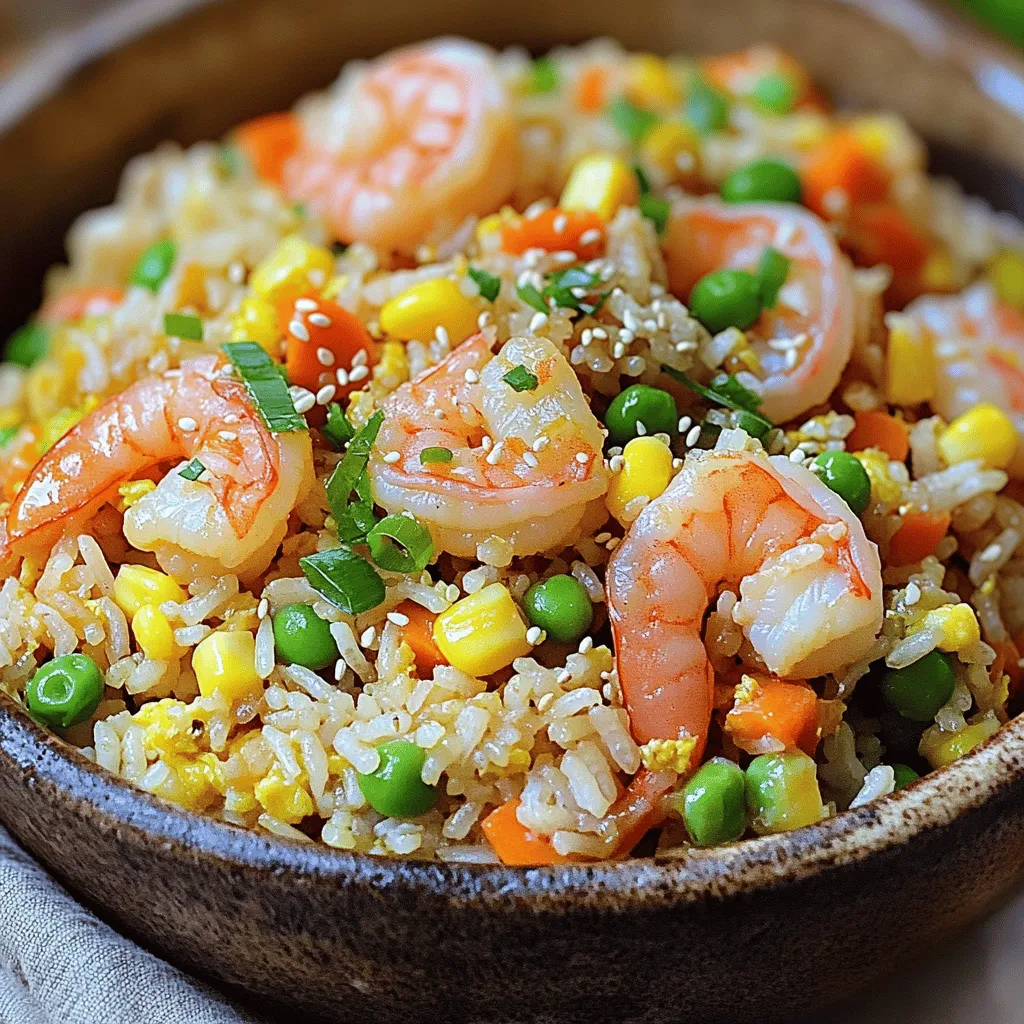 Chinese Style Shrimp Fried Rice Flavorful Easy Recipe