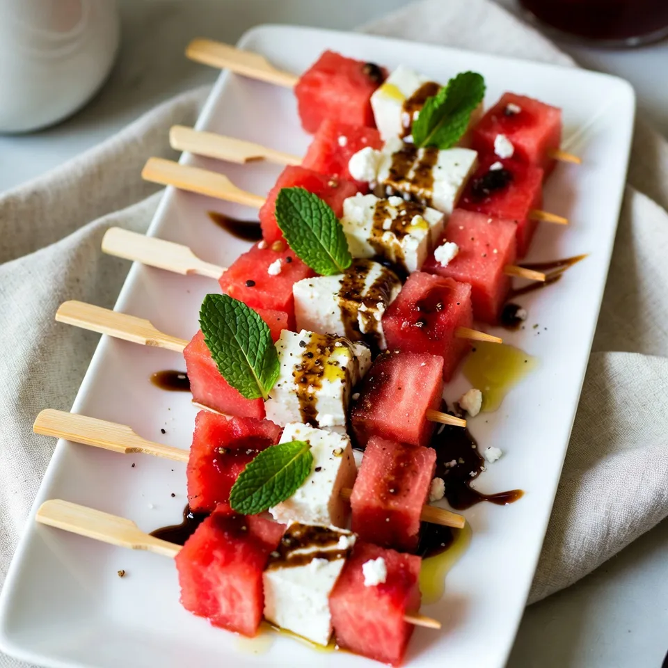 Watermelon Feta Skewers Bold and Fresh Summer Treat