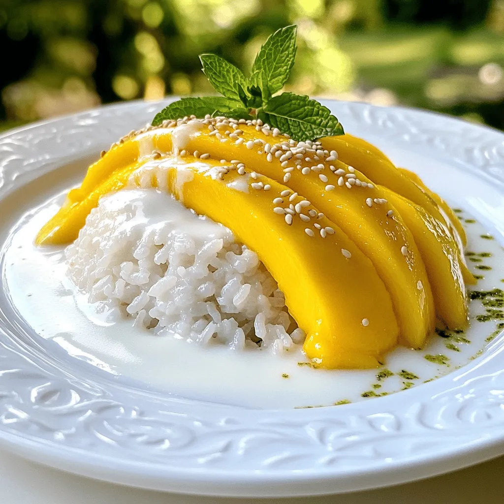 Mango Sticky Rice Delightful and Easy Dessert Recipe