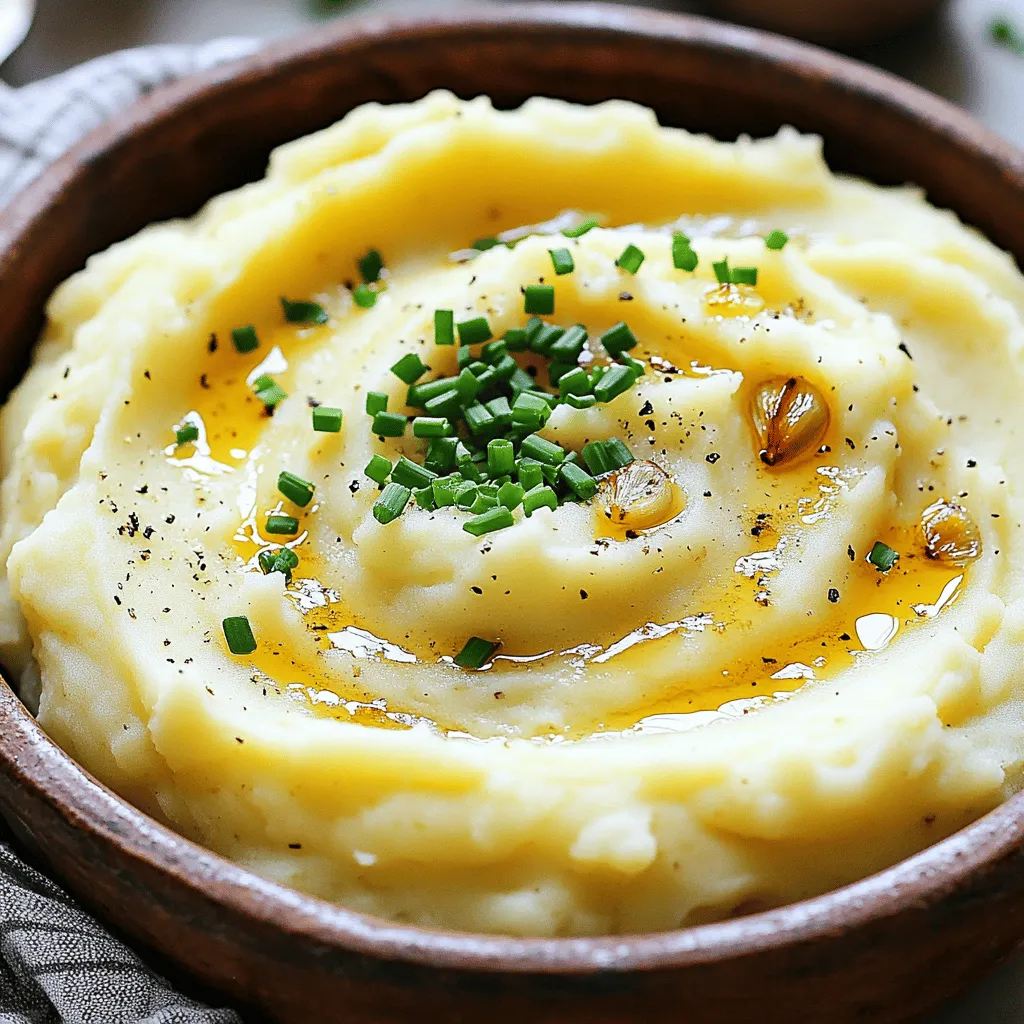 Roasted Garlic Mashed Potatoes Creamy Comfort Dish