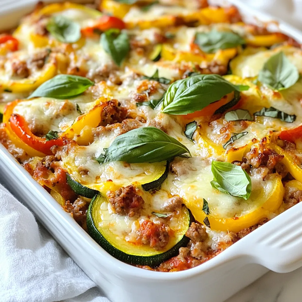 Zucchini Pizza Casserole Tasty and Comforting Meal
