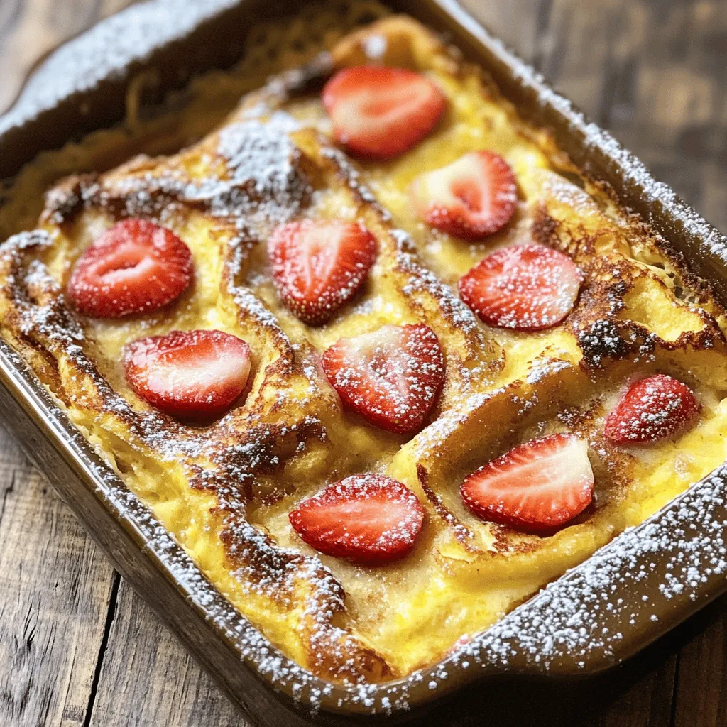 Easy Baked French Toast Casserole Simple and Delicious