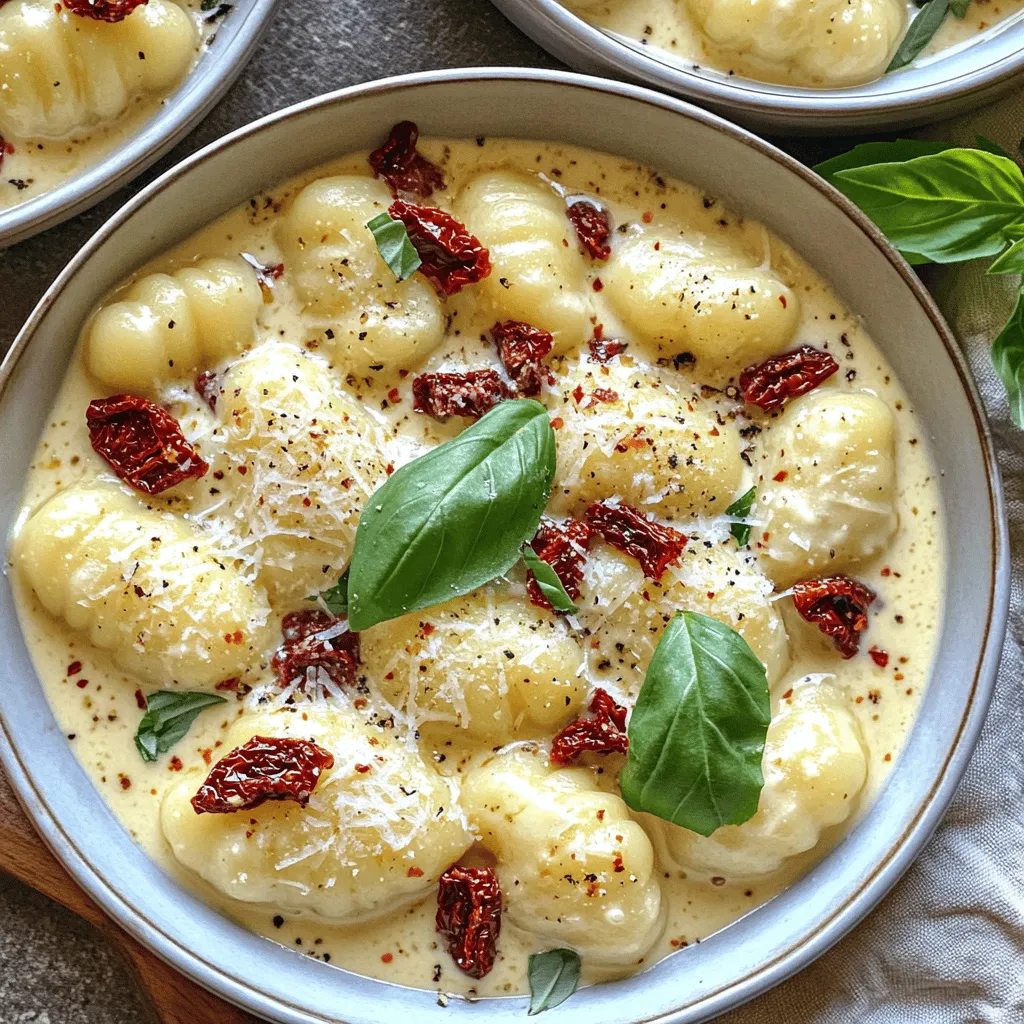Creamy Sun Dried Tomato Gnocchi Flavorful Dinner Dish