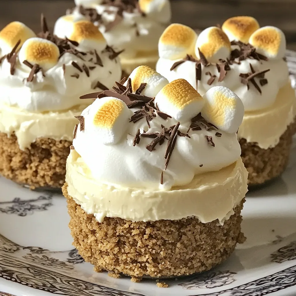 No Bake S&#8217;mores Cheesecake Cups Quick and Easy Recipe