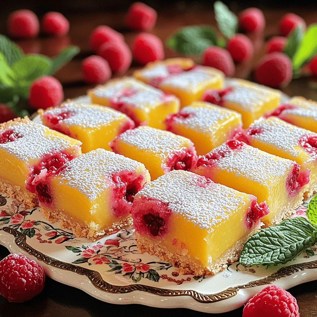 Raspberry Lemonade Bars Easy and Refreshing Recipe