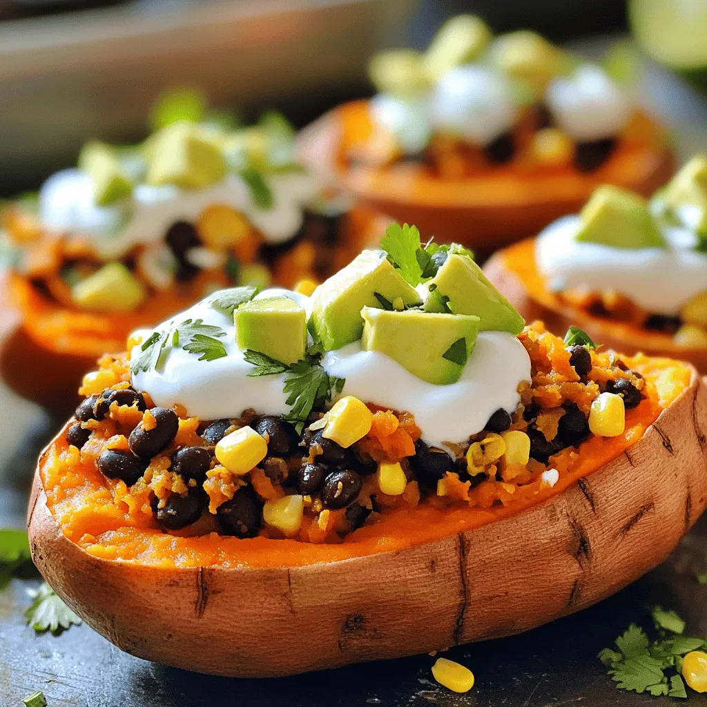 Stuffed Sweet Potatoes Flavorful and Nutritious Delight