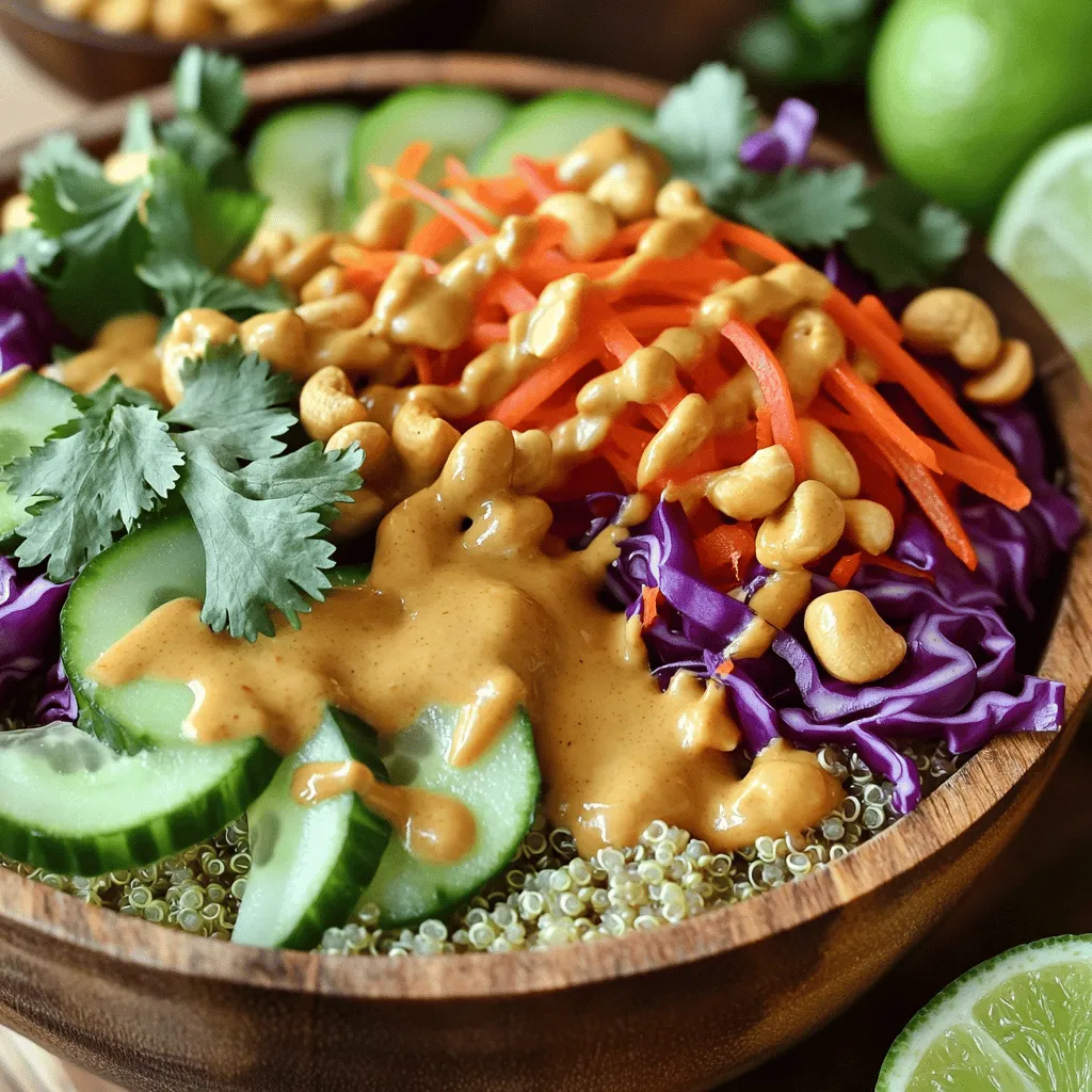 Thai Peanut Buddha Bowls Flavorful and Nutritious Meal