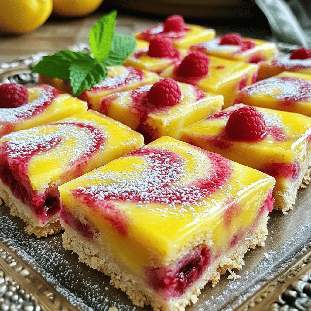 Raspberry Lemonade Bars Fresh and Tangy Delight